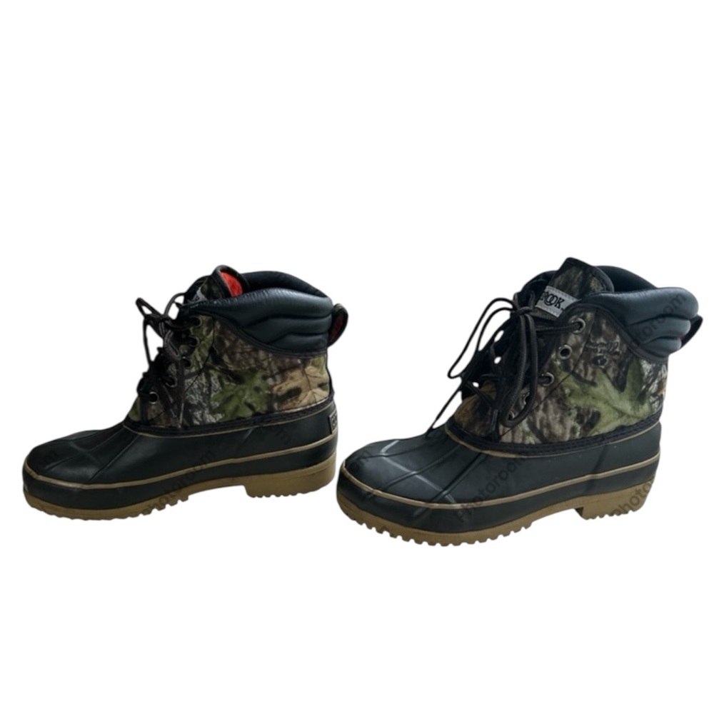 Youth Camo Duck Boots Boys Size 3